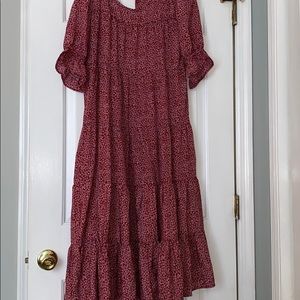 Orange creek midi dress